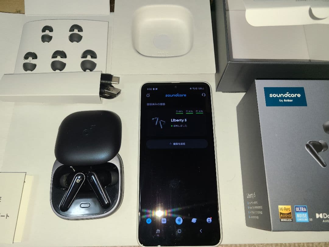 ANKER サウンドコアリバティ5 ワイヤレスイヤホン ブラック