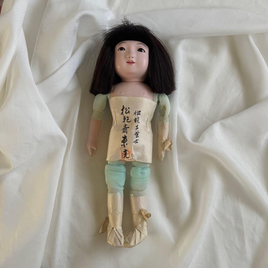 市松人形　松乾斎東光　身長31cm