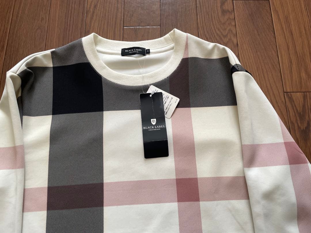 新品　バーバリークレストブリッジニット　M