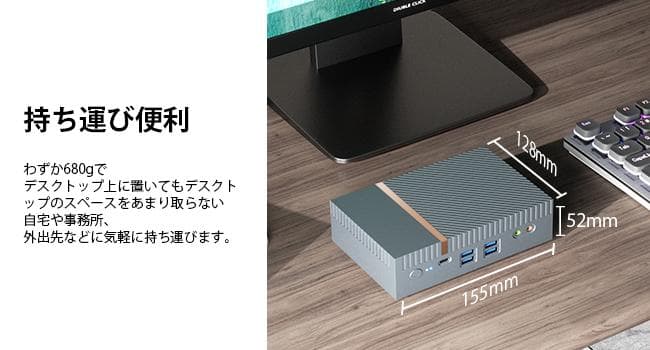 ミニPC 第13世代インテル Core i9-13900H 14コア