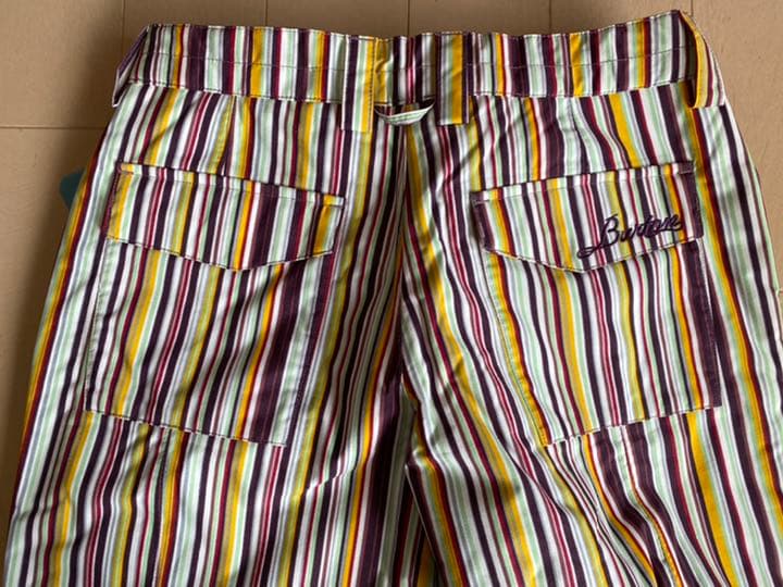 新品BURTON スノーボード　ウェア　パンツ　カラフル　ストライプ柄　バートン