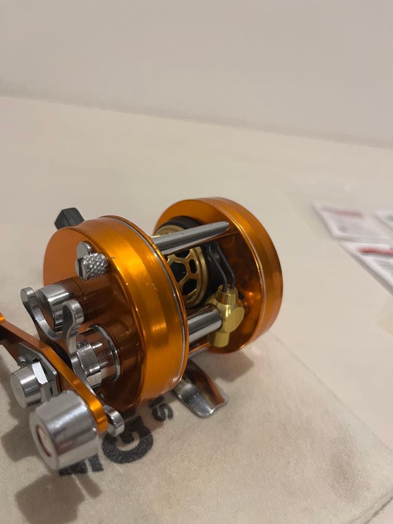 abu アンバサダー1500c フルカスタム　サンセットオレンジ