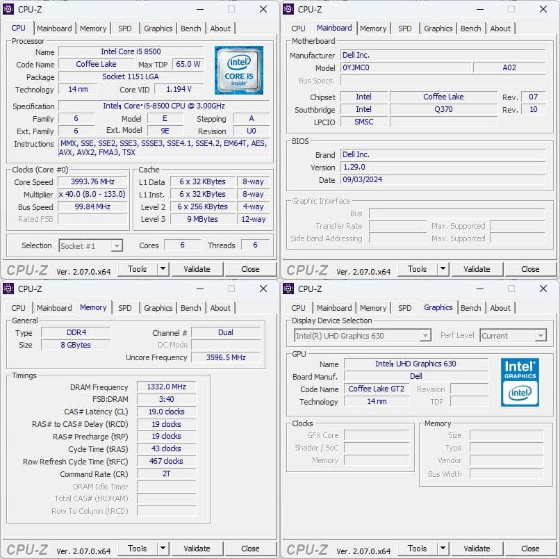 今夜特価【8世代】DELL Optiplex 5070 SFF SSD128GB