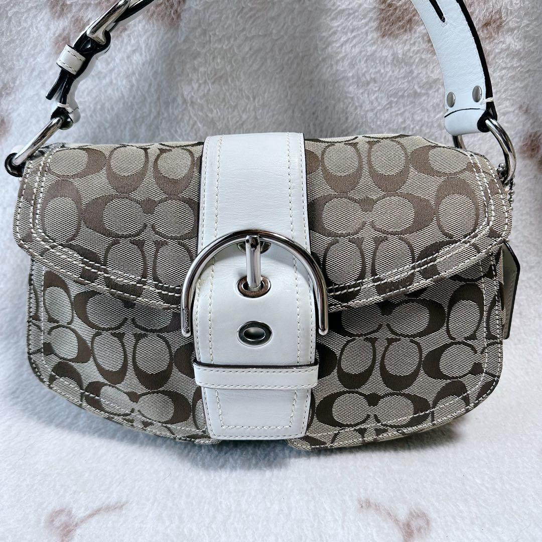 バッグ COACH SOHO signature oneshoulder bag y2k