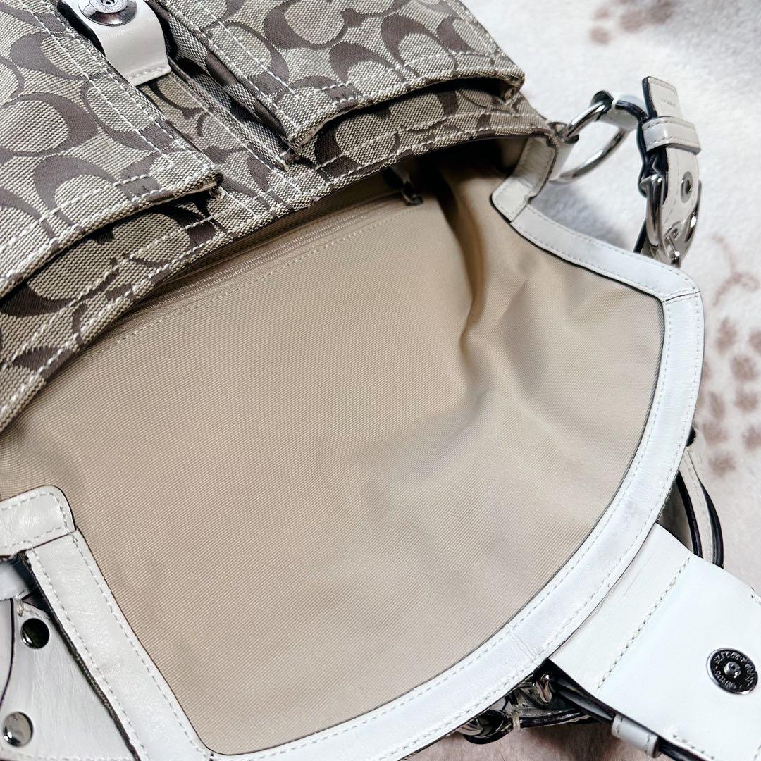バッグ COACH SOHO signature oneshoulder bag y2k