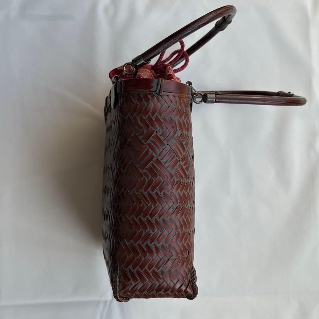 【竹籠バッグ２点セット】未使用　かごバッグ 浴衣 着物 竹細工 和装小物