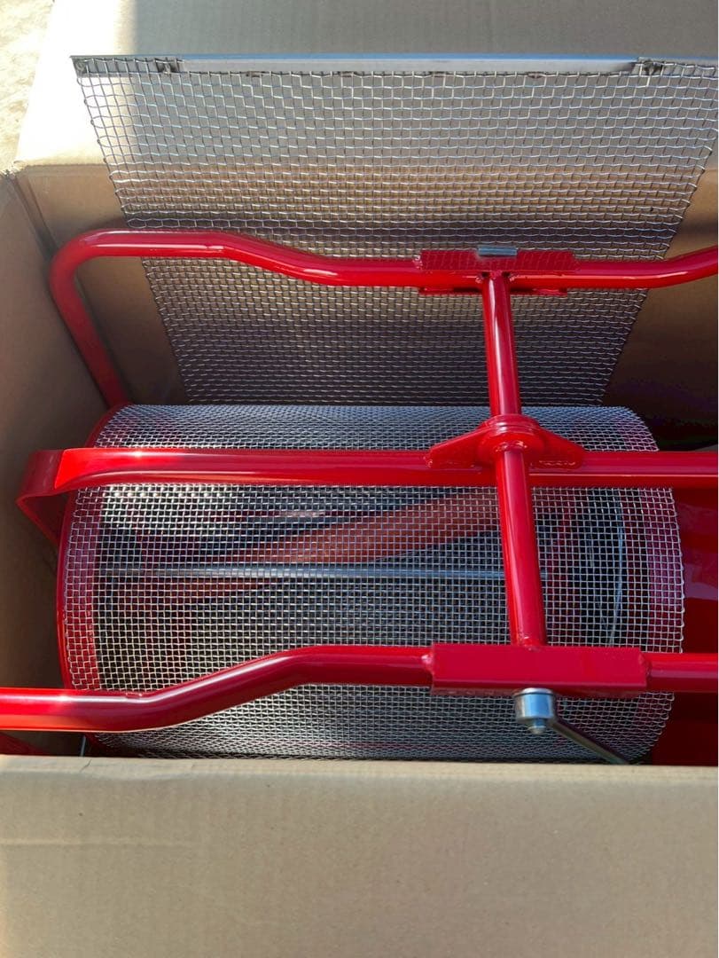 みのる 電動　土ふるい機 電動式 モーター式　SC-M 6㎜網付