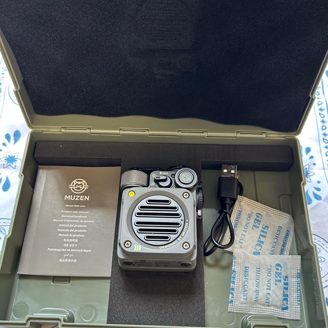 MUZEN Wild Mini 第2世代 メタルグレー　ケース・付属品付き