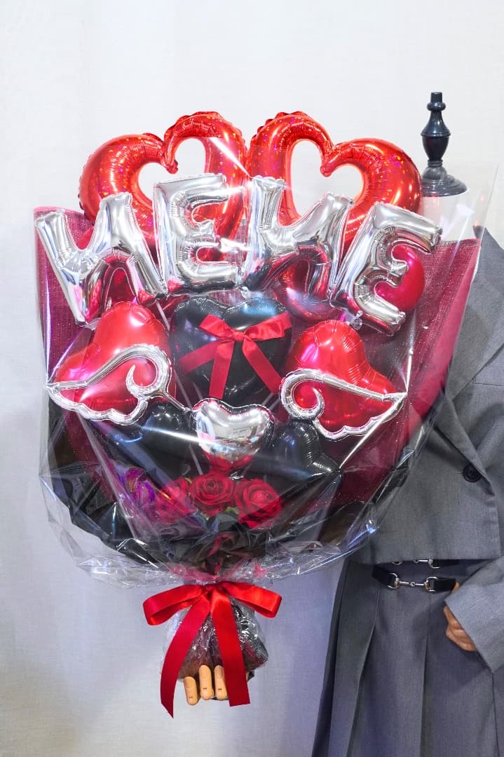 ※ご購入前に文字をご連絡下さい⭐︎Nameバルーン（レッド）BIGサイズ！卒業