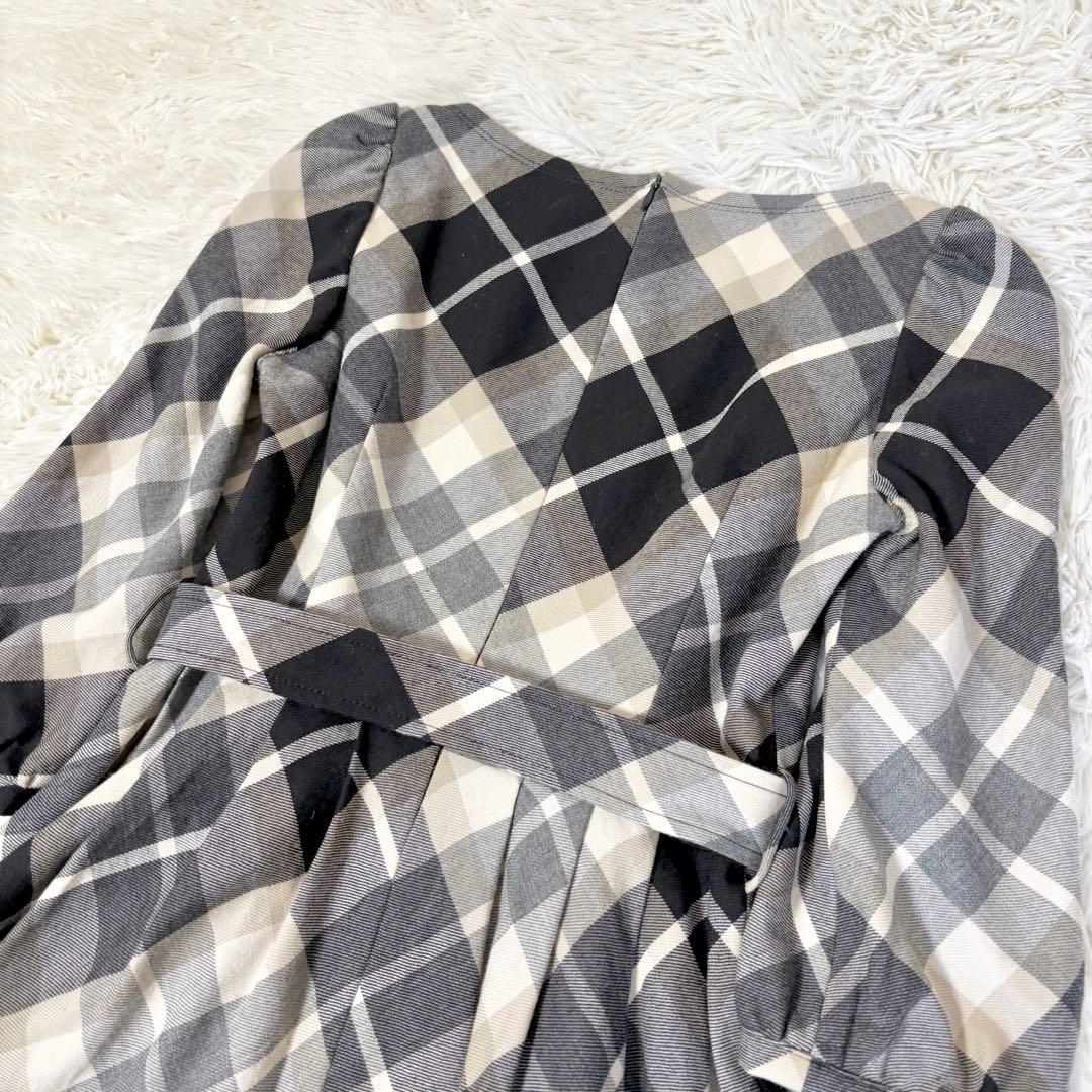 バーバリーブルーレーベル ノバチェック ワンピース ベルト ホースロゴ刺繍