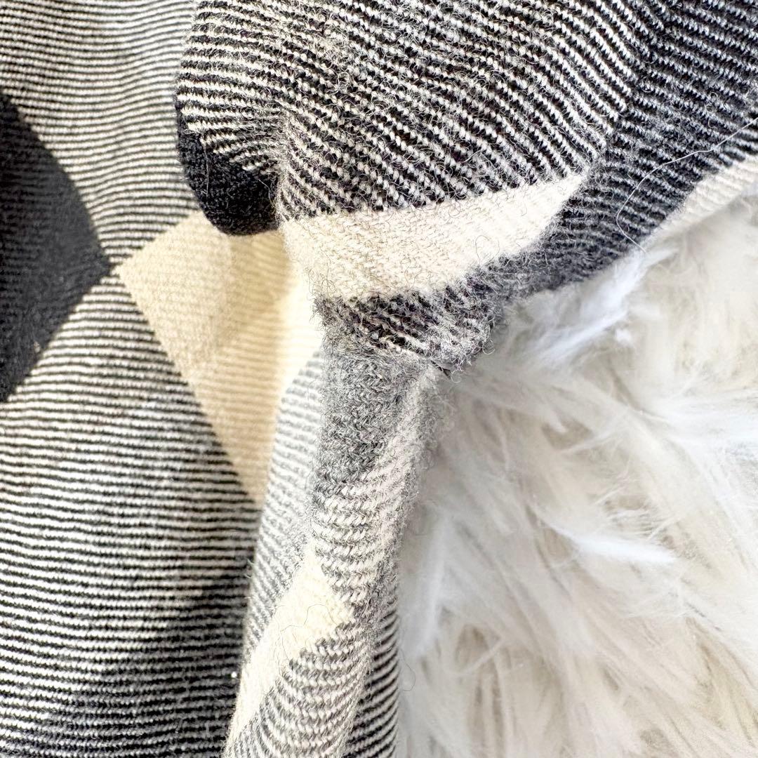 バーバリーブルーレーベル ノバチェック ワンピース ベルト ホースロゴ刺繍