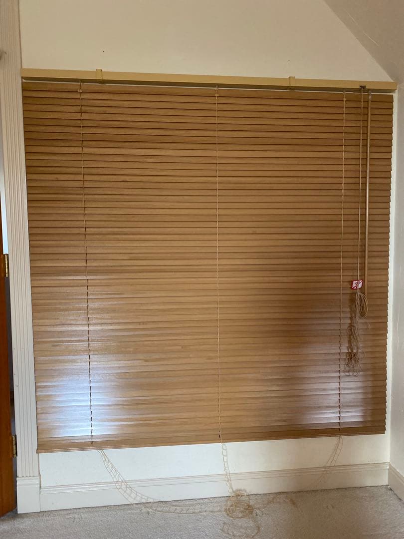 木製ブラインド 150×150cm ライトオーク 新品未使用品