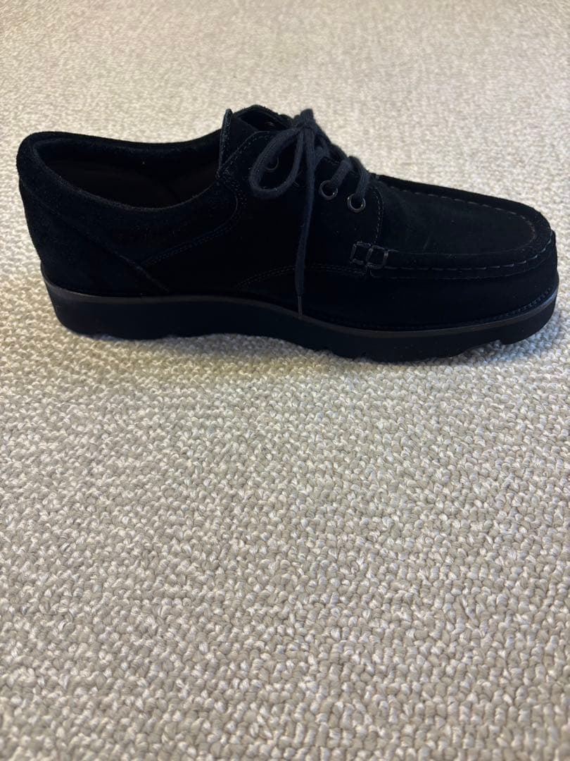 Marbot モカシンシューズ スエード 黒 40