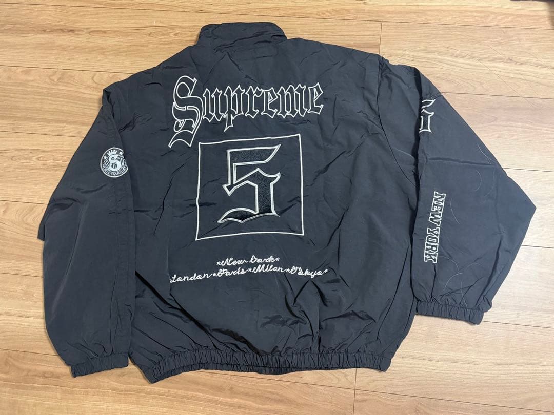 Supreme ブラック ナイロンジャケット L