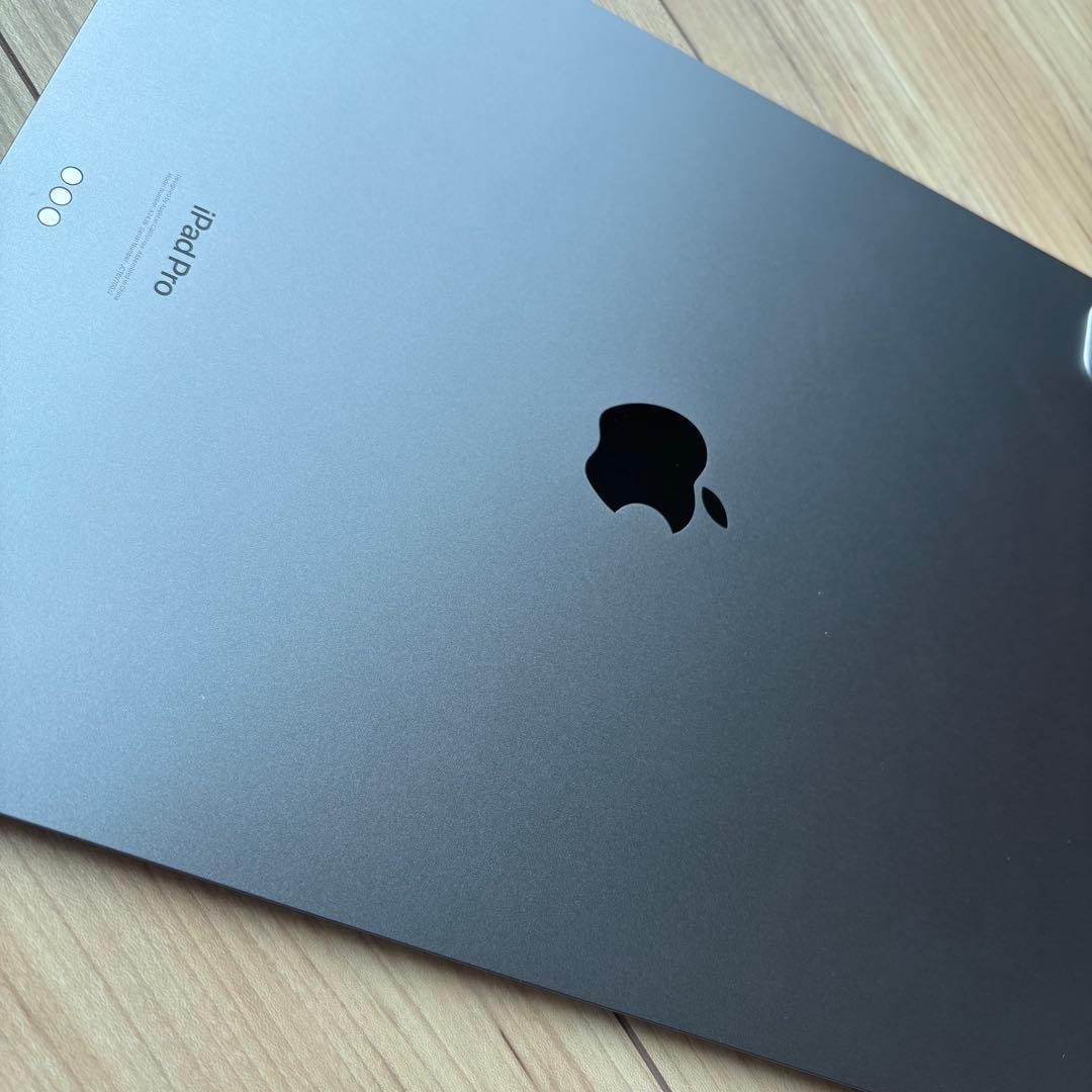 極美品iPad Pro 12.9インチ 第6世代 カバー フィルム付き グレー