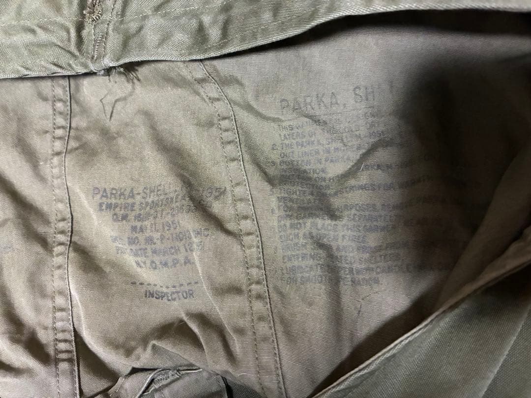 アメリカ軍 M51 フィッシュテール　パーカ　コットンサテン　1951年　M