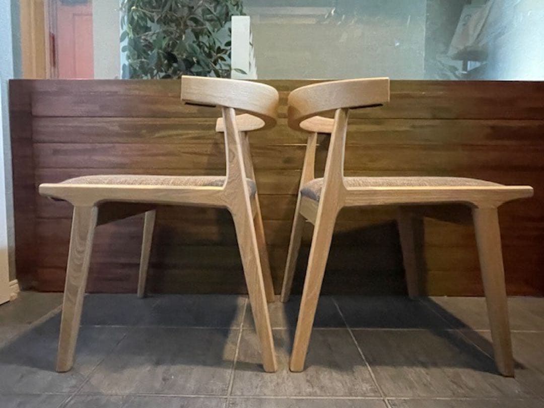 アトム■Henryヘンリー アッシュ無垢材/天然木 ダイニングチェア■B