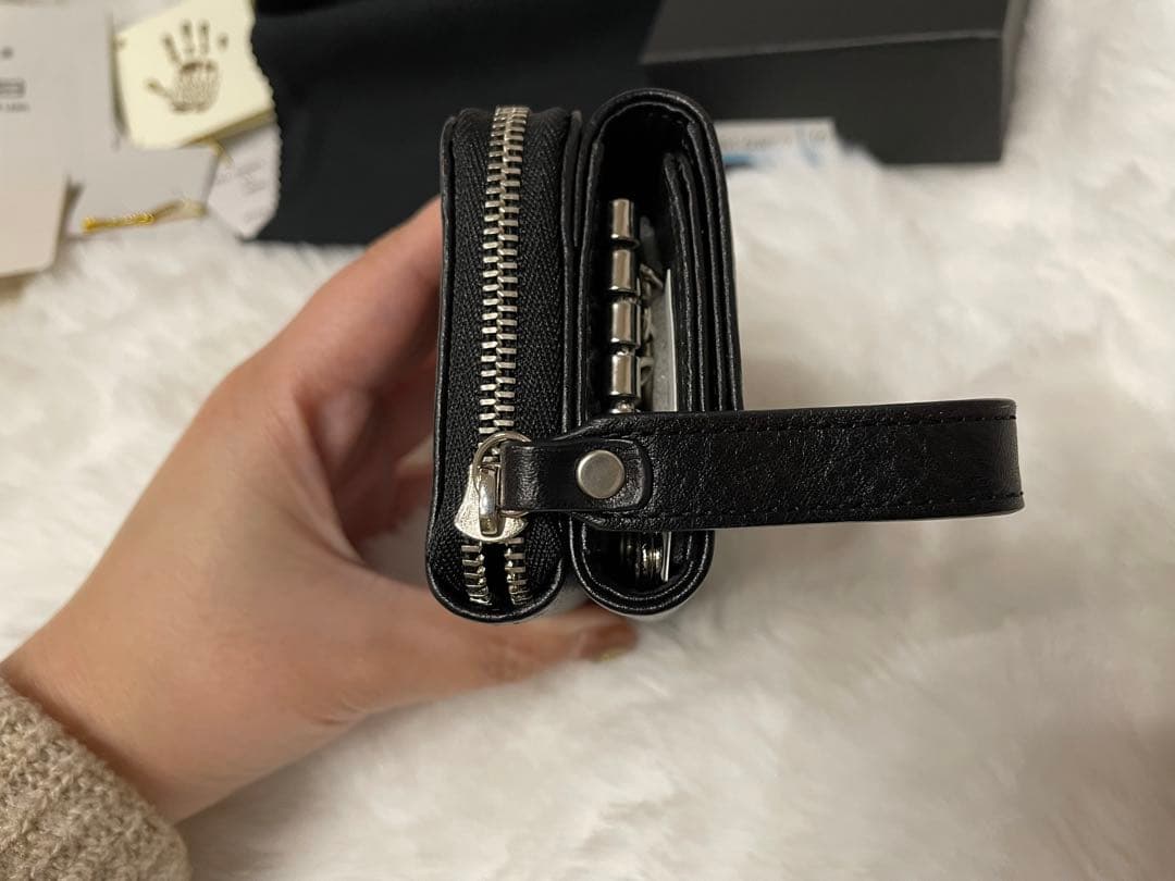 PORTER SPLENDOR 261-03897ブラックレザー キーリング