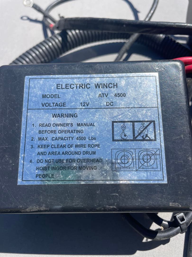 ポチさん専用❕ATV 4500 電動ウインチ 12V DC