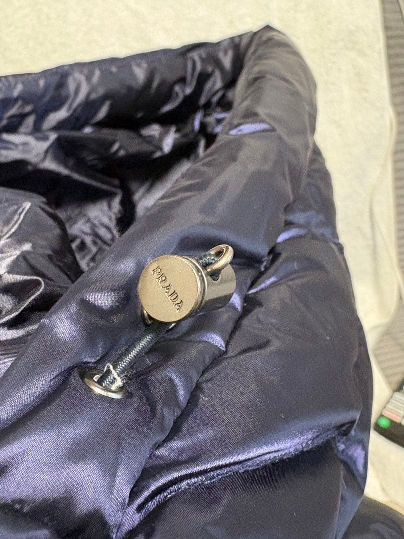 PRADA ネイビー&ブラック　ジャケット サイズ38