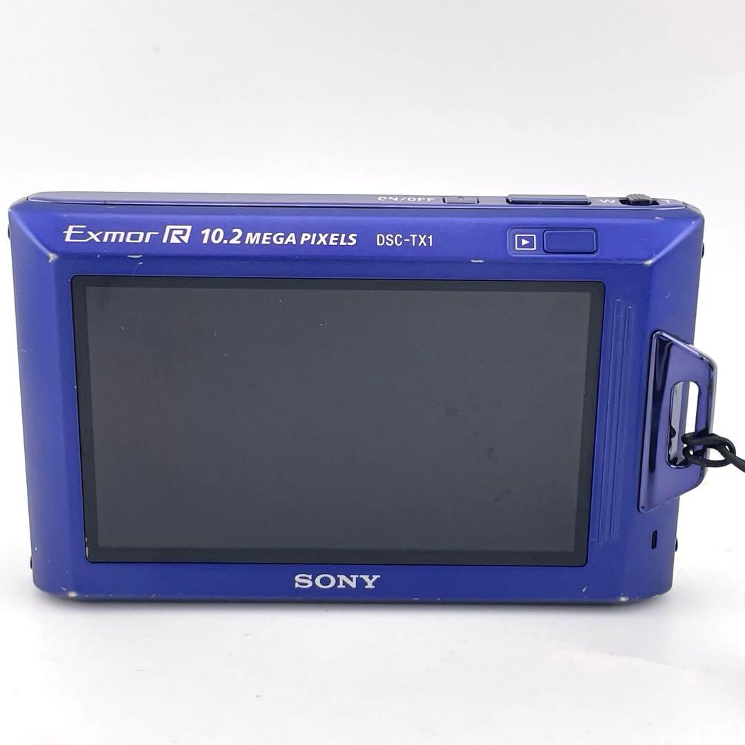 実写美⭕️【動作確認済み】Sony Cyber-shot DSC-TX1 ブルー