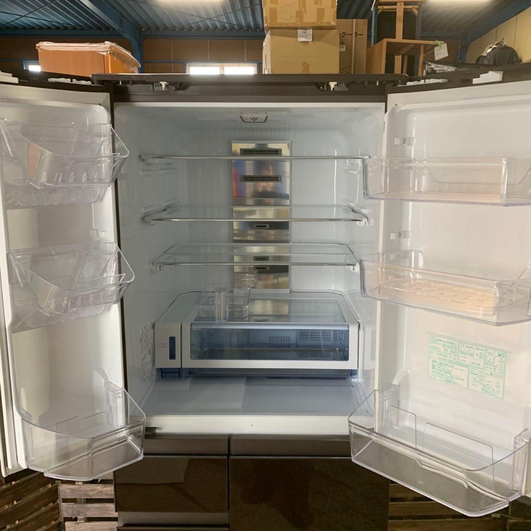 G665 SHARP 6ドア 自動製氷機能 大型冷蔵庫 551L 大容量