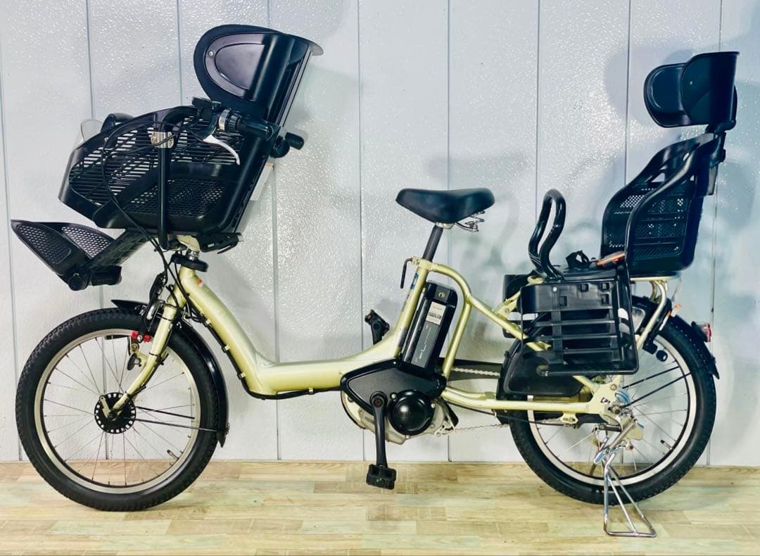 2708ヤマハ8.9アンペア3人乗り対応20インチ子供乗せ　電動アシスト自転車