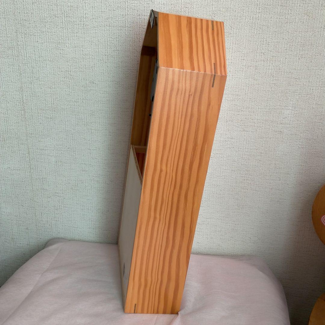 ハンドメイド柱時計　三輪車　昭和レトロ