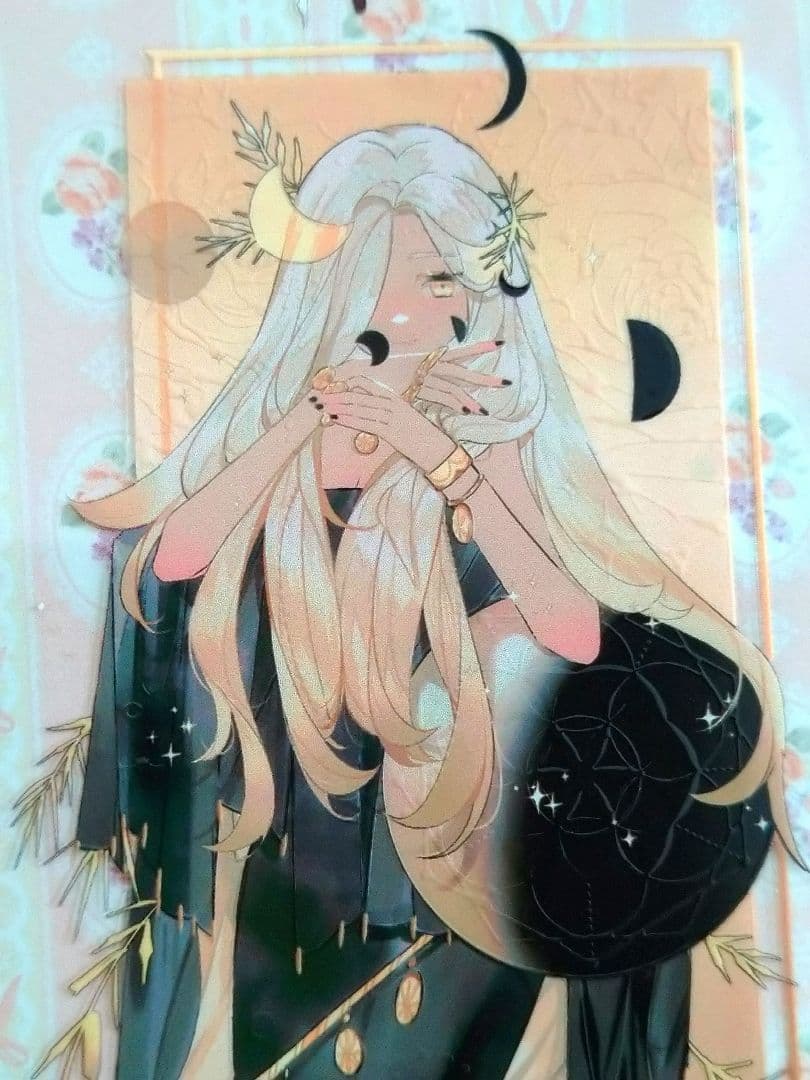 J741辉夜姬(水晶)喵啪叽切り売り海外人物マステ女の子