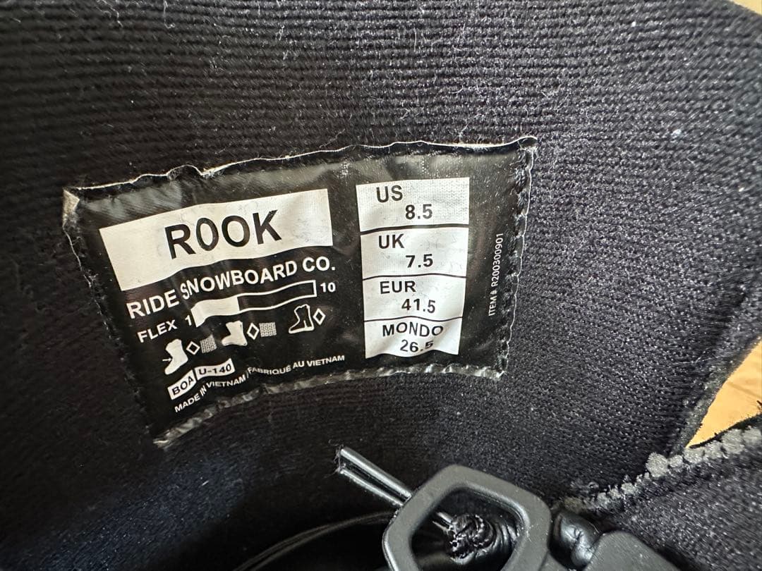 【r】RIDE ROOKスノーボードブーツ
