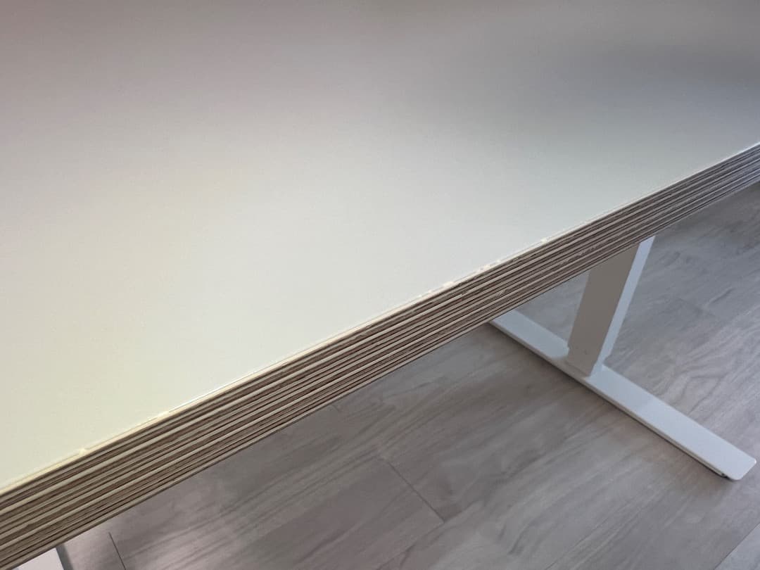 ベージュ合板ハンドル式パソコンデスク「6月6日掲載終了」