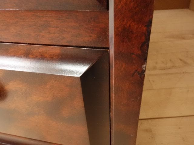 北海道民芸家具　整理タンス　チェスト　再塗装済　ＵＳＥＤ