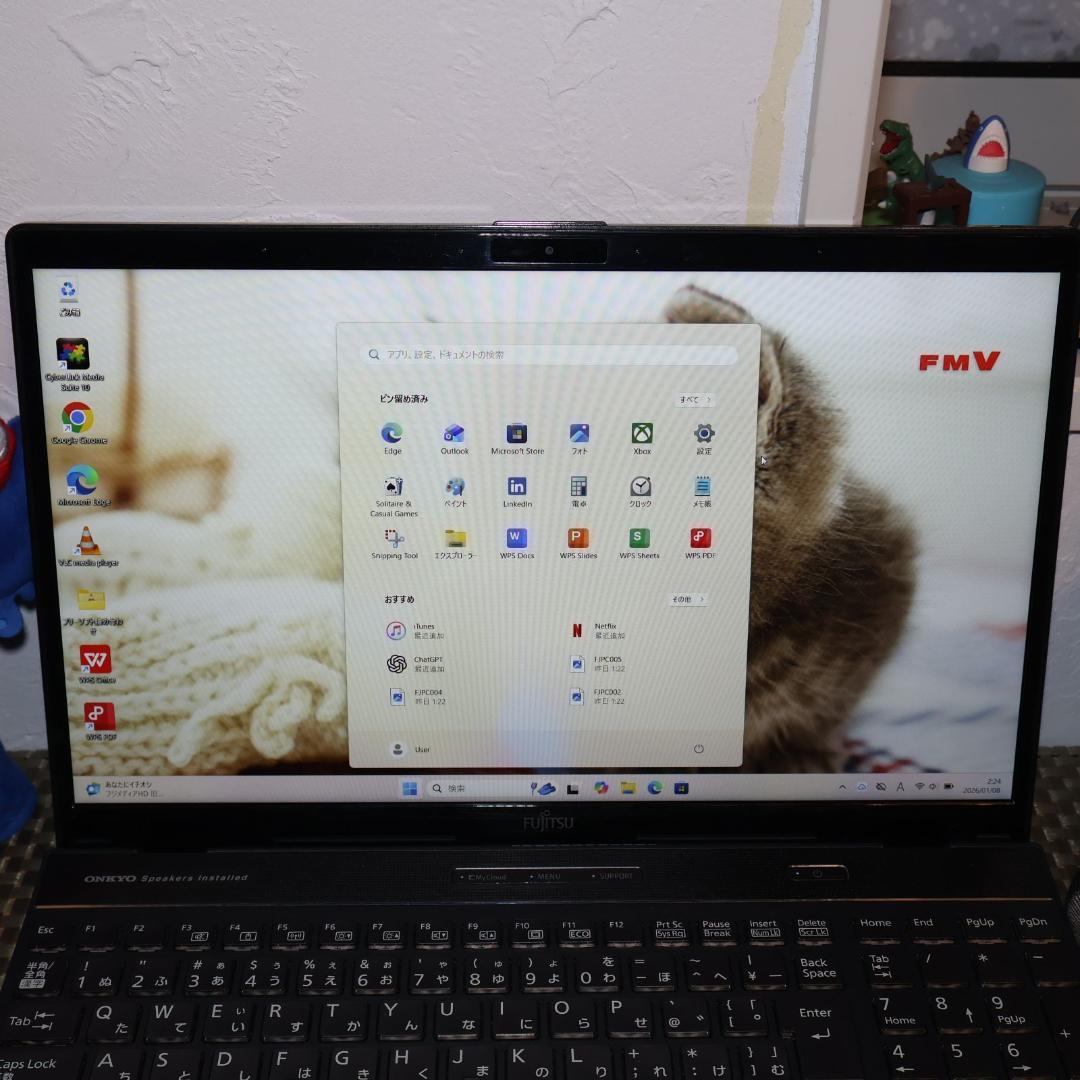 特価品！Win11公式対応i7/メ8G/SSD/BD/無線/カメラ/TypeC