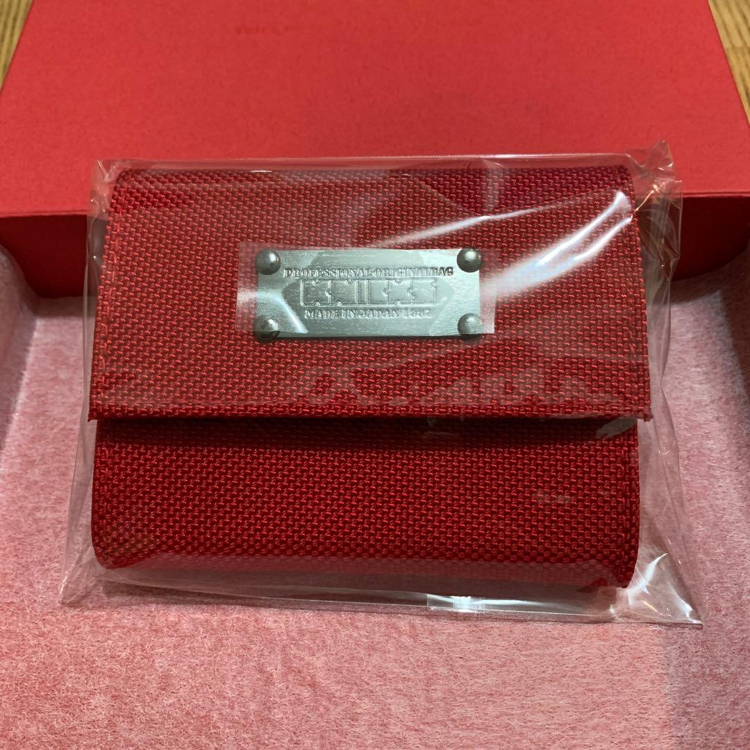 【 Knicksニックス 】バリスティック赤（財布、キーホルダー、名刺入）３点‼️