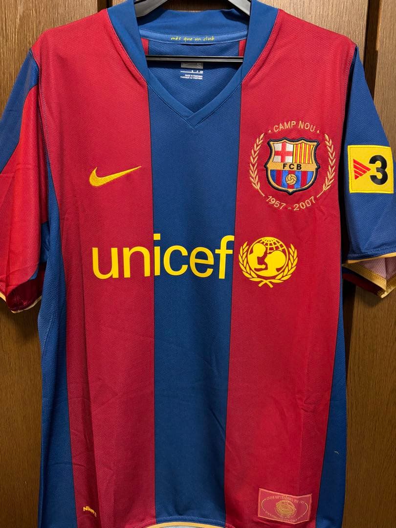 【希少品】ロナウジーニョ バルセロナ 07-08 ユニフォーム