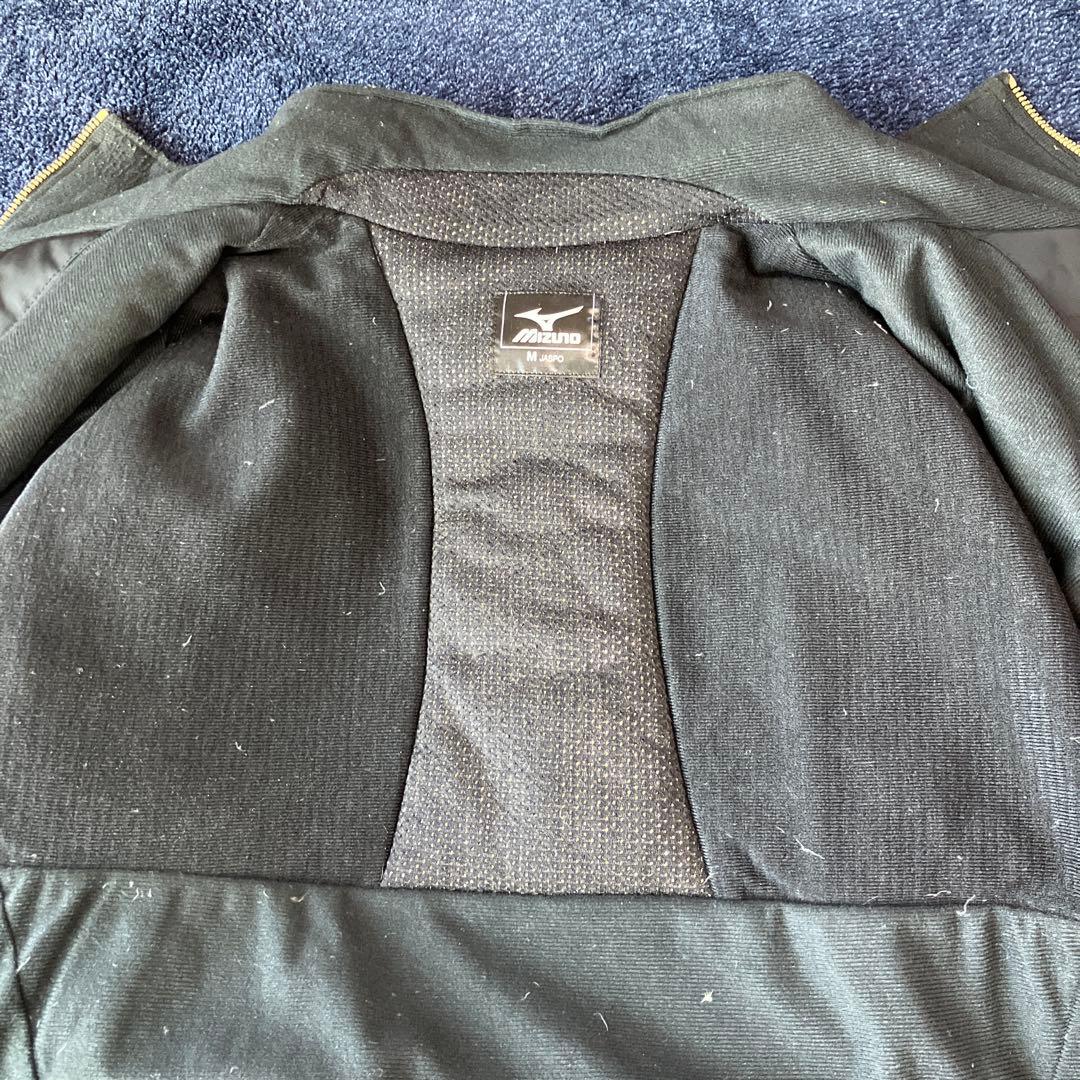 Mizuno ウィンドブレーカー 上下セット ブラック　ブレスサーモ厚手