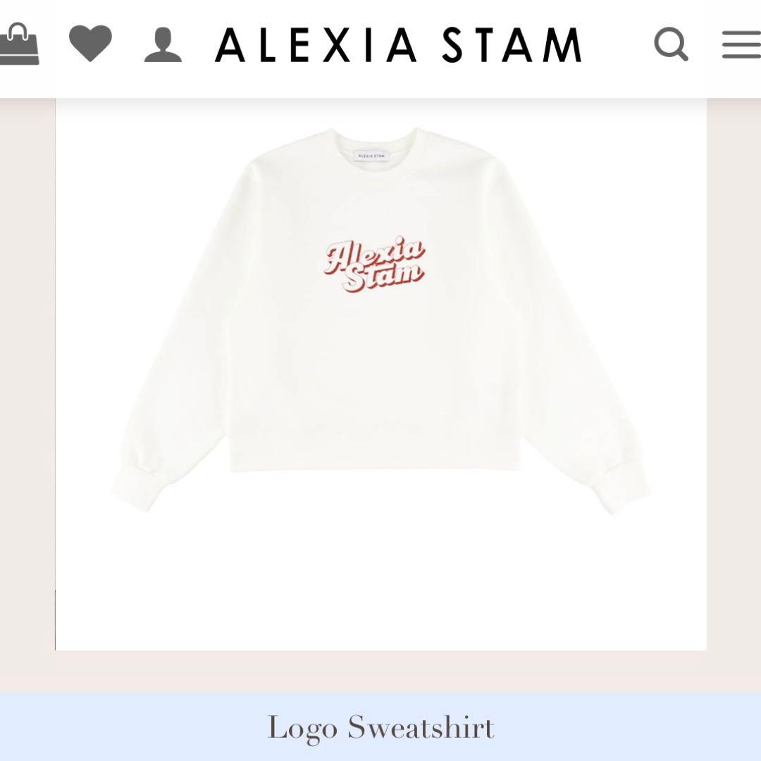 【新品】ALEXIA STAM Logo Sweatshirt ♡