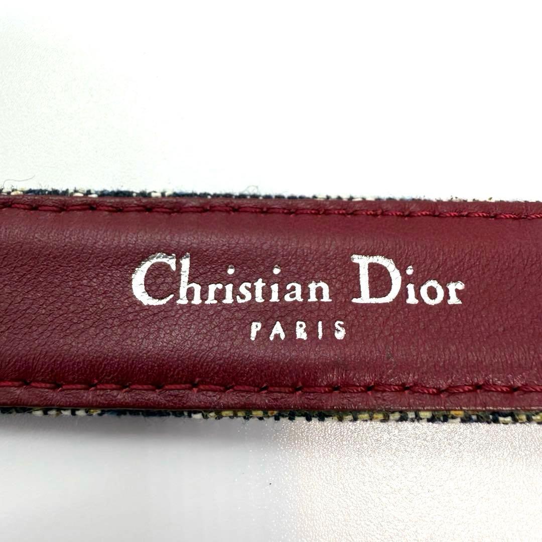 Christian Dior ディオール CDロゴ トロッター柄 ベルト