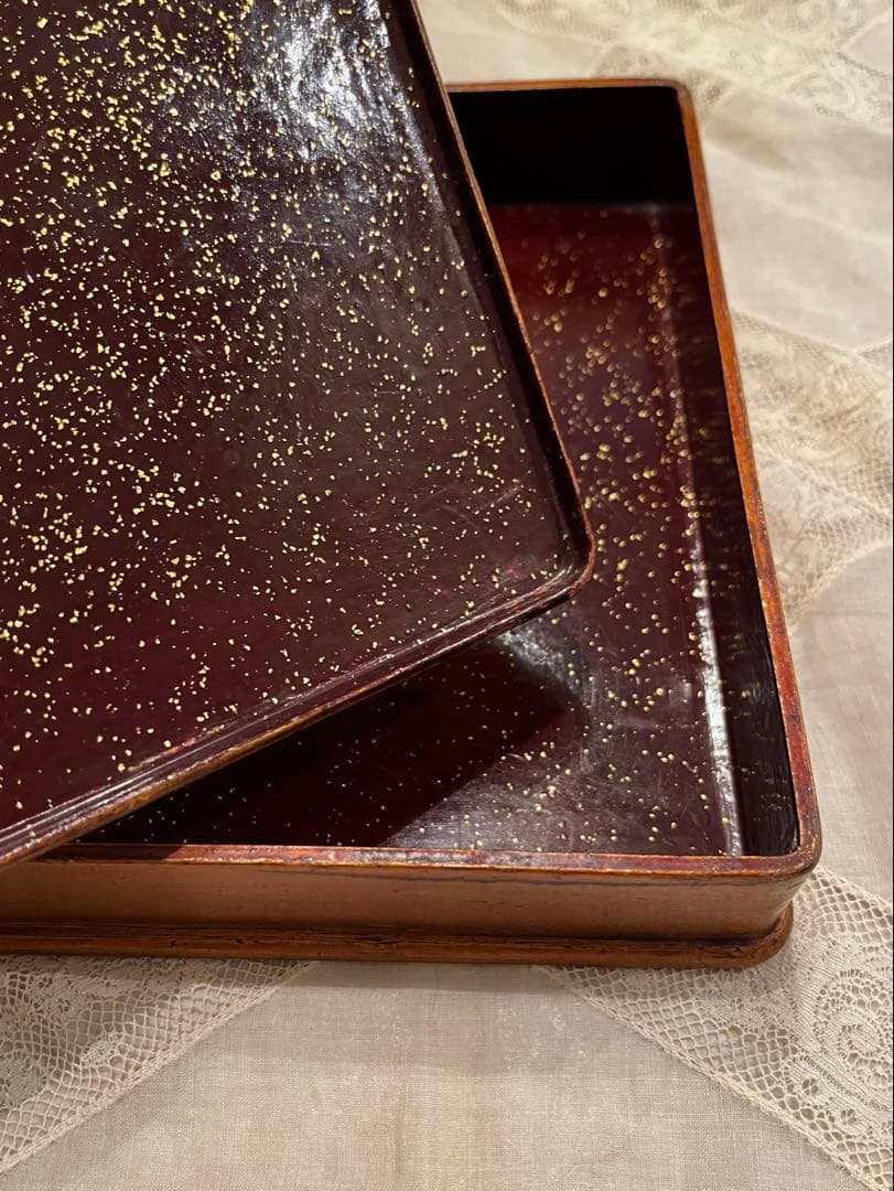 ◆フランスアンティーク｜希少ロココジュエリーボックスケースブロンズ金パリ木箱小箱