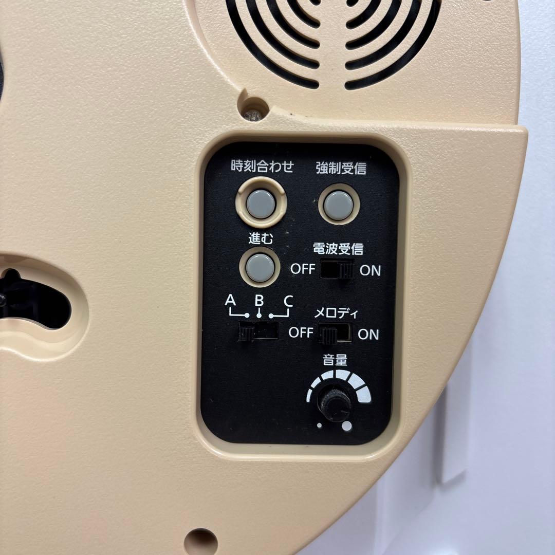 RHYTHM Small World 音楽付き4MN542RH03 電波時計