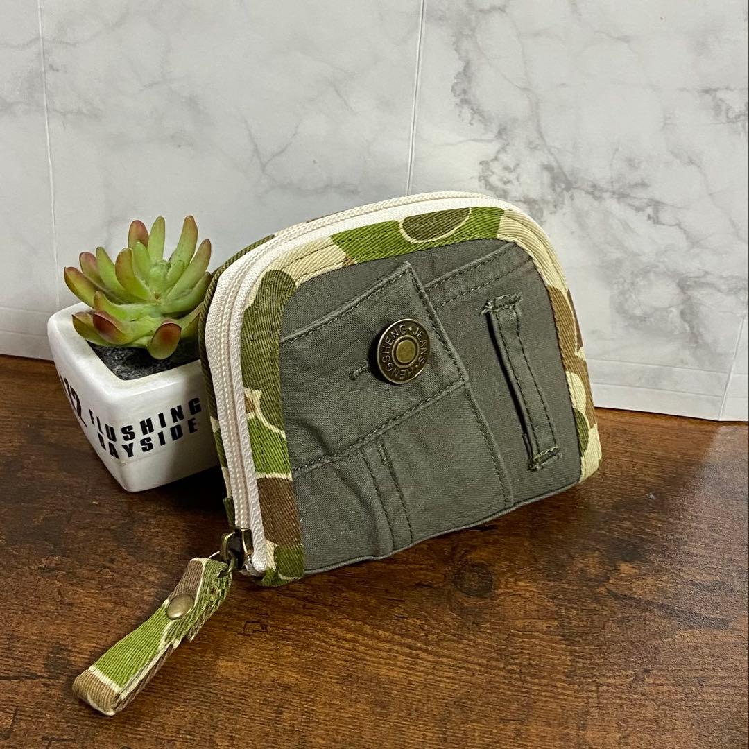 専用*No.24 デニムリメイク【お財布付 スマホショルダー・短財布】バッグ