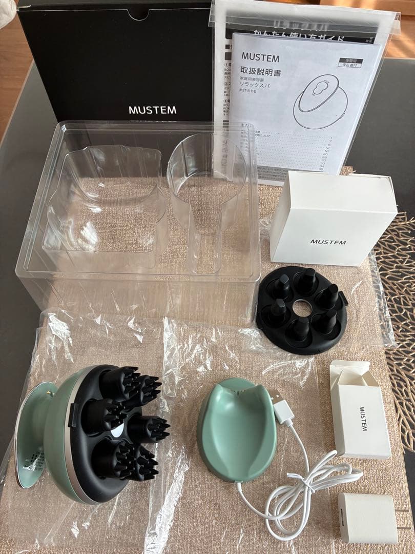 MUSTEM リラックスパ　頭皮マッサージ美容器