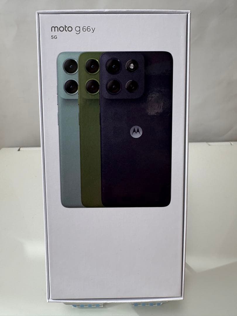【新品未使用】moto g66y 5G 本体、ブラックオイスター色、残債無し