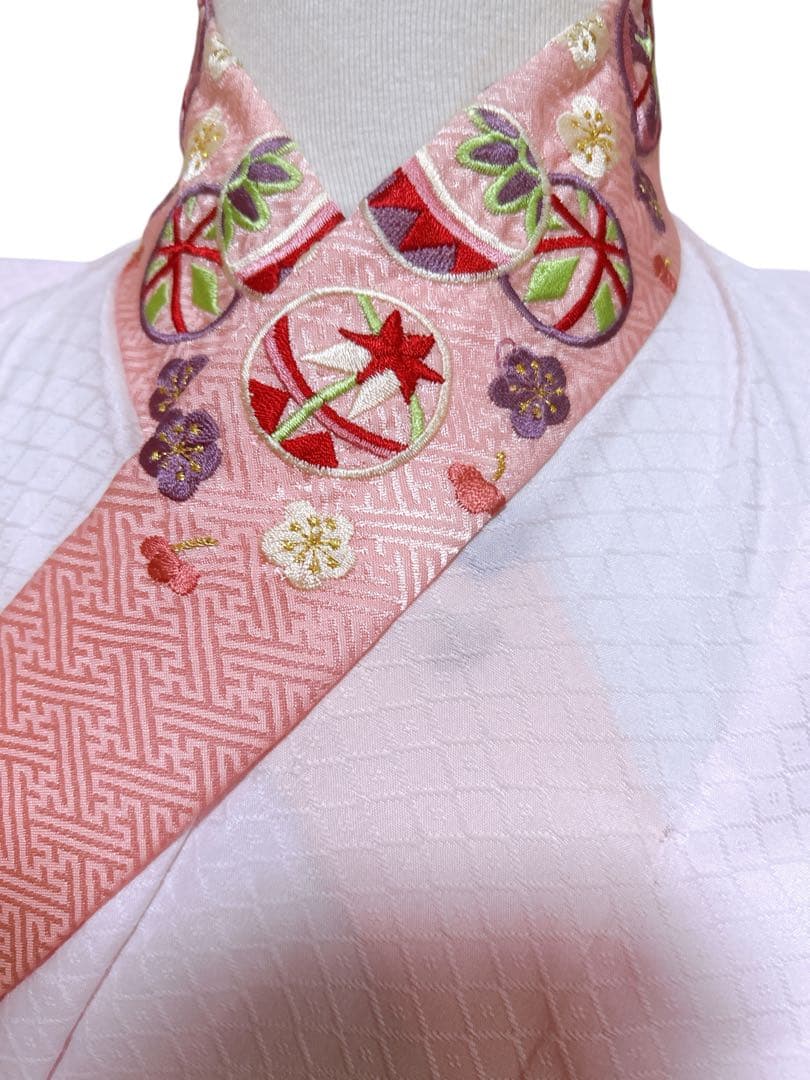 式部浪漫ブランド着物♡七五三　7歳　女の子　フルセット　一式　ピンク系　ゴールド