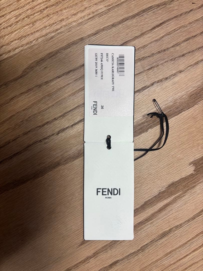 トップス FENDI Karligraphy Motif Printed Shirt