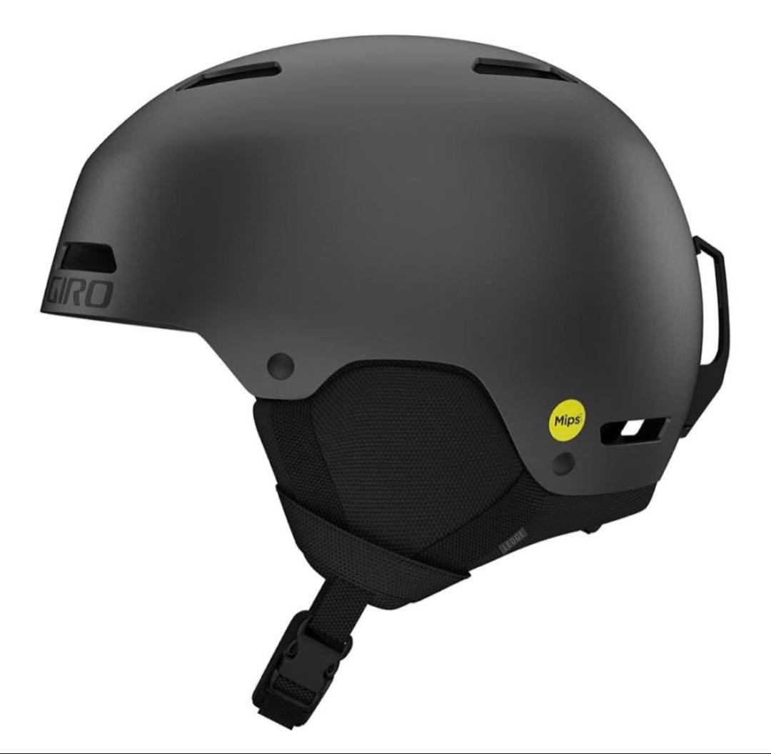 スノーヘルメット GIRO LEDGE FS MIPS MATBLK Lサイズ