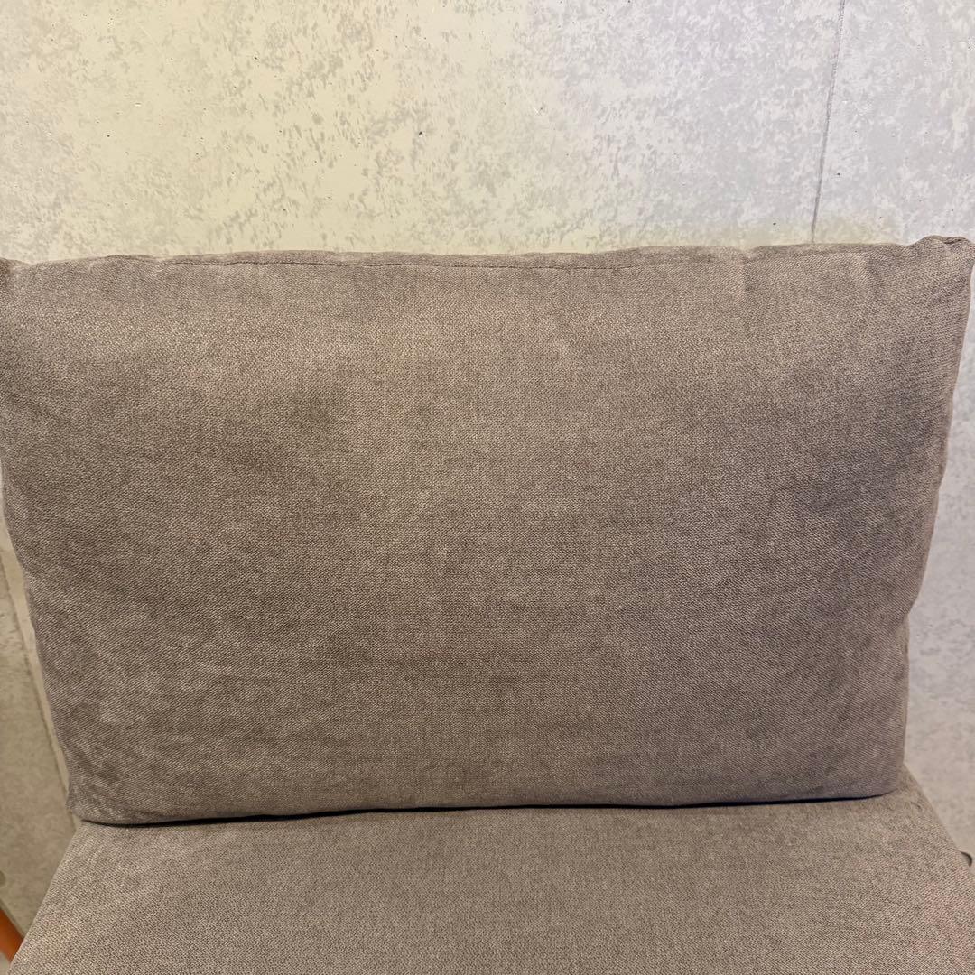 【送料無料】グレー ファブリック 1人掛けソファ