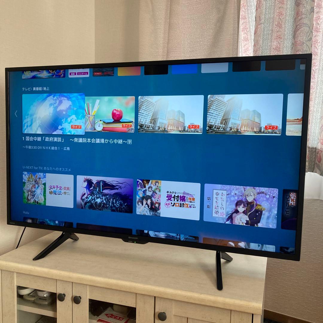 SHARP AQUOS 4T-C42DJ1 4K 2023年製 美品