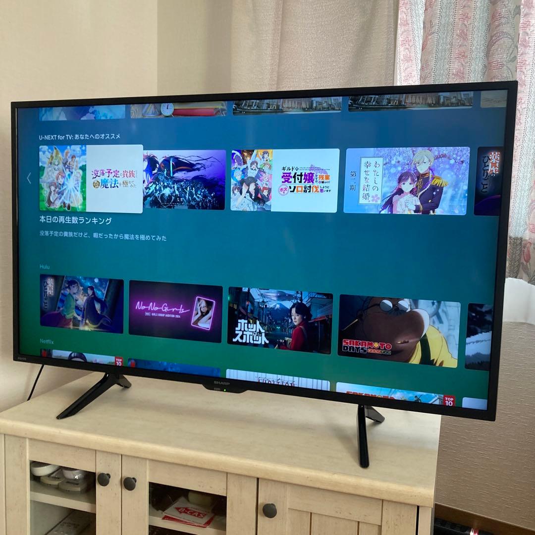 SHARP AQUOS 4T-C42DJ1 4K 2023年製 美品