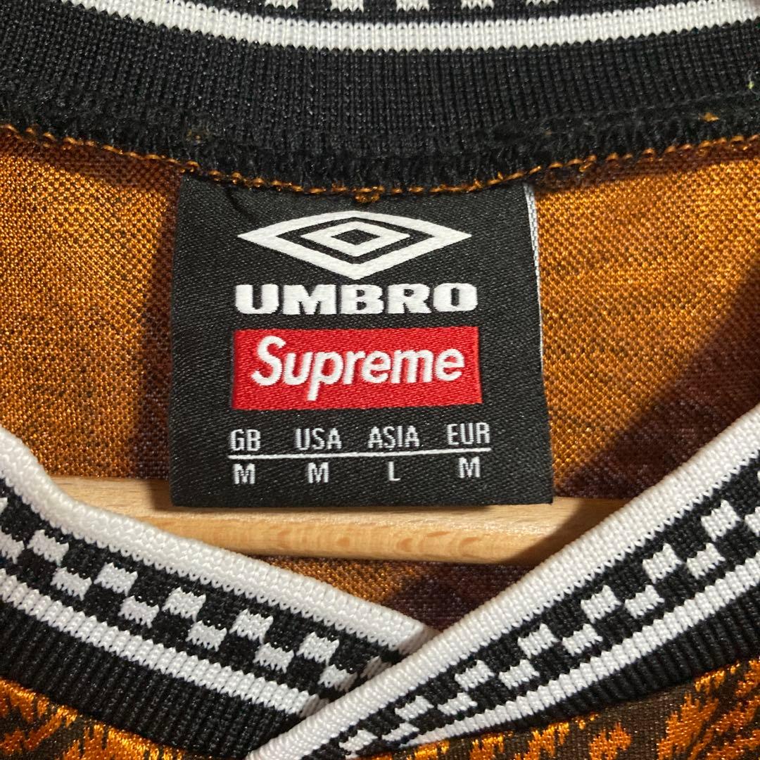 Supreme umbro game shirt アニマル柄ゲームシャツ M
